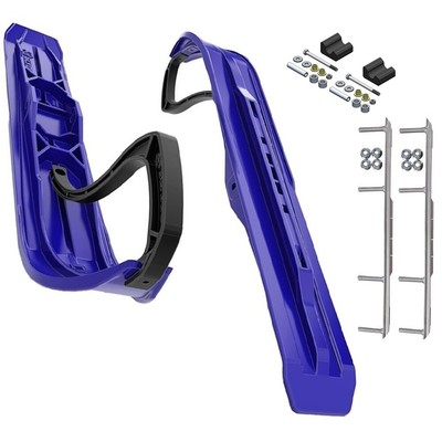 Slydog Command 6'' Blue Skis w/4.5'' Shaper Bar Complete Kit Yamaha Phazer/FX