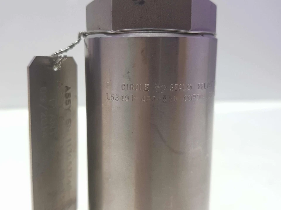 CIRCLE SEAL L5349T-4PP-550 5300 SERIES RELIEF VALVE 2185640-13-01 - Image 4 of 4