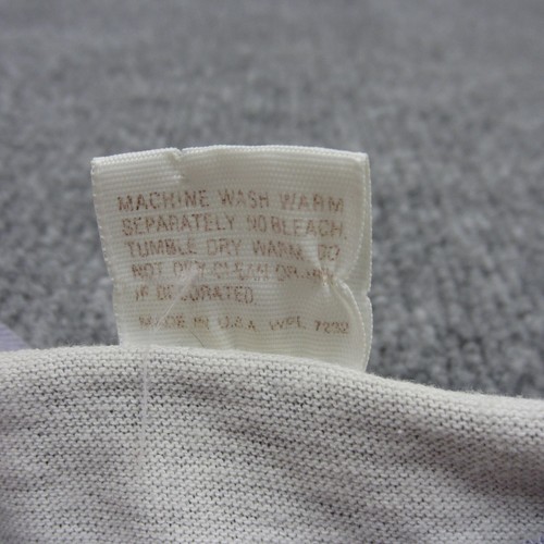 Vtg Sportswear 80s Paper Thin Ringer T Shirt Lake Ray Hubbard Made In USA - Picture 7 of 10