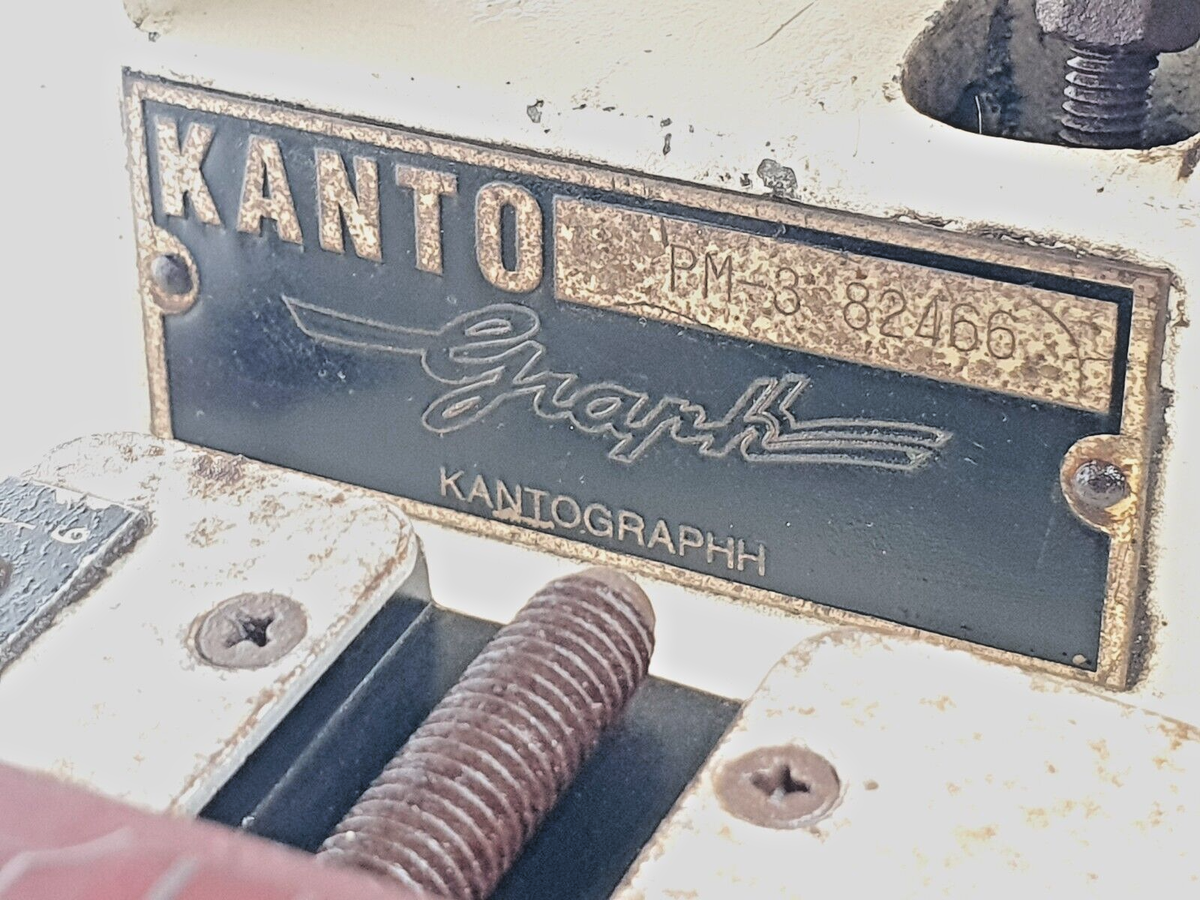 KANTO GRAPH PM-3 Pantograph, Engraver / Engraving Machine