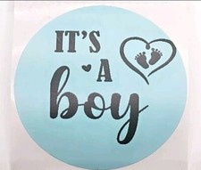 It's a Boy Sticker Mix Pack Of 100 Stickers High Quality Baby Shower