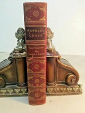 1854 HANDLEY CROSS*Fox Hunting*w Magnificent Hand-Colored Illustrations by Leech