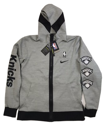 Nike NBA New York Knicks Auth Therma Flex Showtime Hoodie CU0517-063 Size  Small