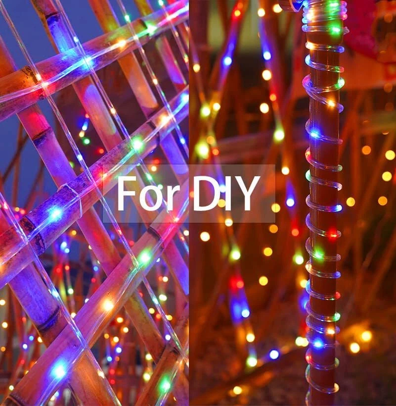 Cadena de luces LED solares 50-300 luces de hadas interior/exterior jardín decoración fiesta EE. UU. Foto 2 de 4