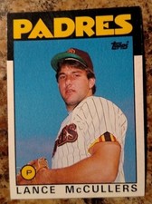 1986 Topps #44 Lance McCullers San Diego Padres