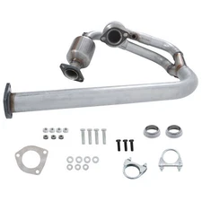 LABLT Y Pipe Catalytic Converter For 2000-2003 Jeep Wrangler TJ 4.0L Front Side