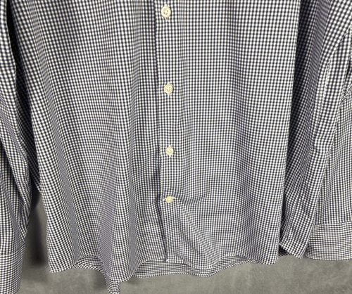 Camisa irlandesa de lucha Peter Millar dorada Notre Dame para hombre grande azul marino guinga - Imagen 5 de 10