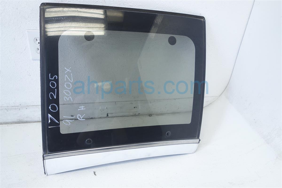 1992 1993 1994 1995 Nissan 300Zx Passenger Top Glass And Lock Assy