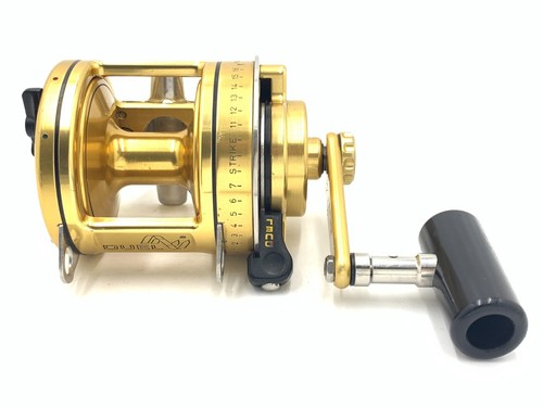 DUEL 20 MULINELLO LEGGERO Grande Gioco Leva Drag Trolling Acqua Salata Oceano Eccellente 3555 - Foto 2 di 13