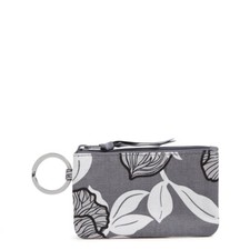 Vera Bradley Moon Shadow Meadow ID Key FOB Change Purse Cotton NEW