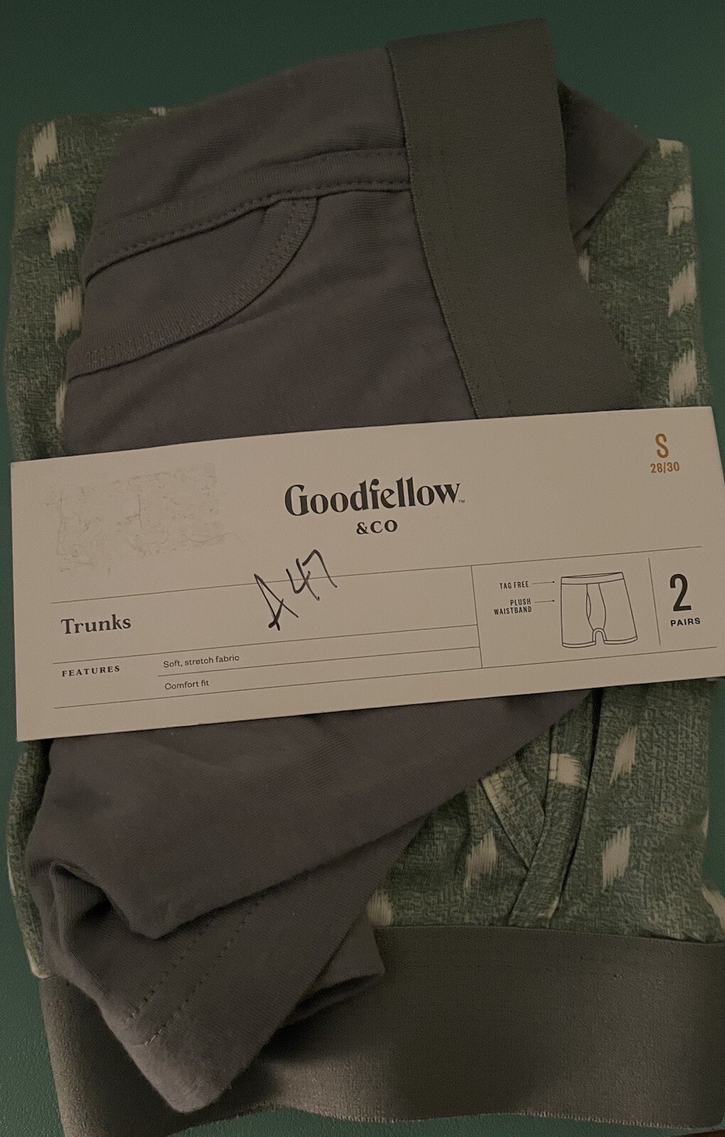 Goodfellow Men's Soft Stretch Boxer Briefs 2-Pack Size Small