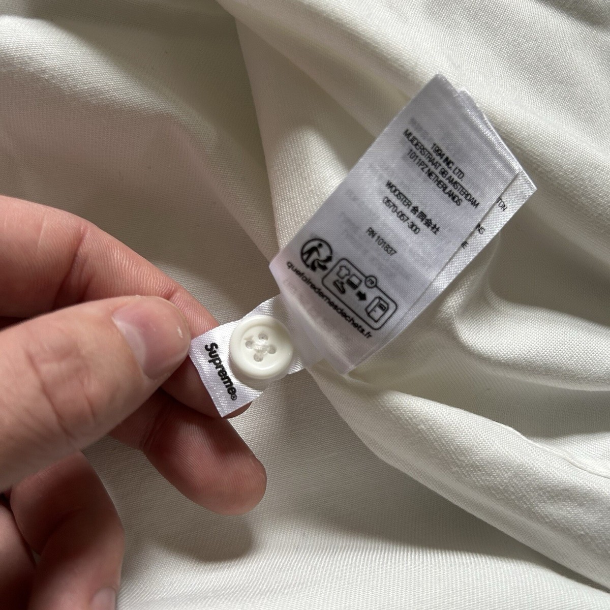 SPRiNG SUMMER 2023 SUPREME BUNNiES SHORT SLEEVE WORK SHiRT CANVAS