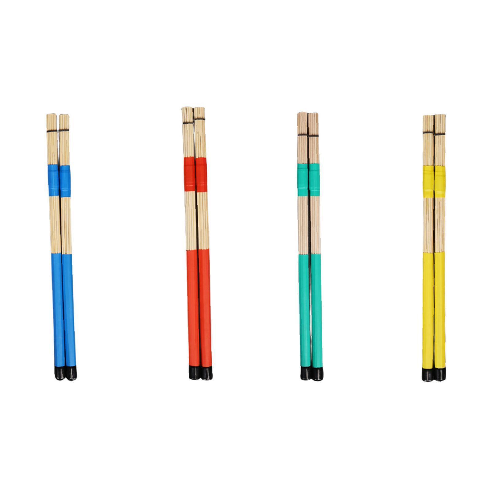Bamboo Drumsticks Quiet Dowel Drum Sticks for Jazz Acoustic Performance