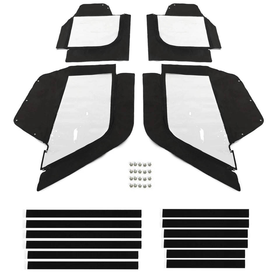 Para Can-Am Defender Max HD8 4 puertas superiores medio blandas 2017 2018 19 20 21 22 Foto 3 de 4