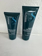 Alfaparf Milano Semi Di Lino Reparative Low Shampoo & Nutritive Mask TRAVEL SIZE