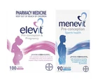 Elevit 100 Tablets & Menevit 90 Capsules Pregnancy Planning Kit Combo Supply