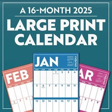 2025 Large Print Mini Wall Calendar Calendar – Mini Calendar, July 1, 2024