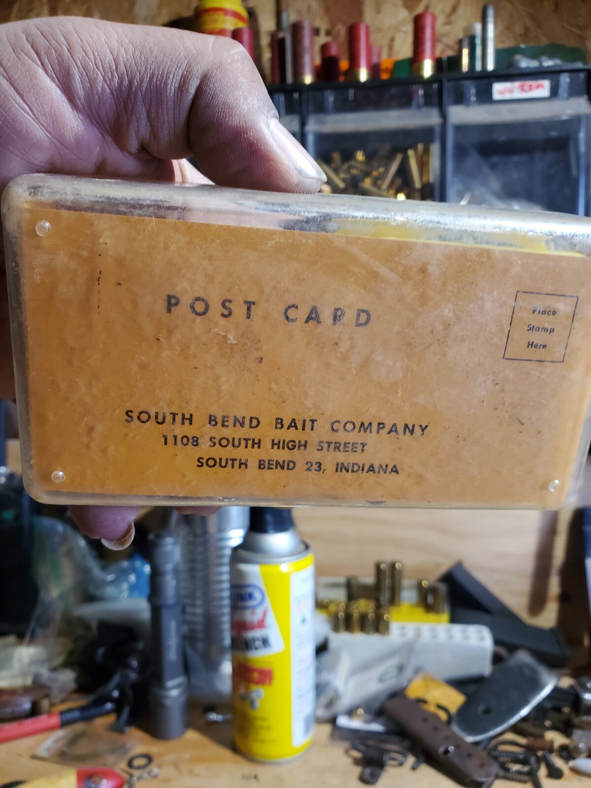 Vintage Fishing Line South Bend Black Oreno  Spool In Box