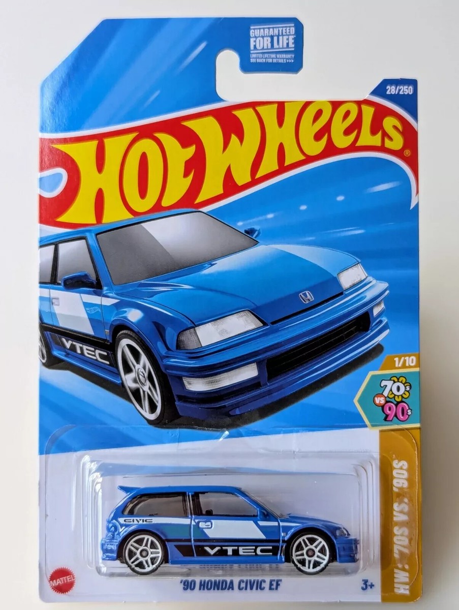 Hot Wheels 2025 blue '90 Honda Civic EF hatchback | eBay