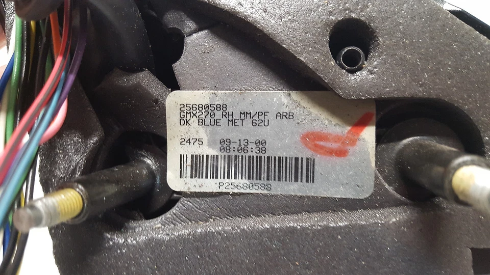 Nuevo espejo retrovisor OEM ARABIC para Cadillac Deville 2000-2005 azul metálico pasajero Foto 4 de 4