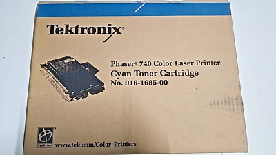 Original Xerox Tektronix Phaser 740 Toner Cyan Blau 016-1685-00 lange gelagert -