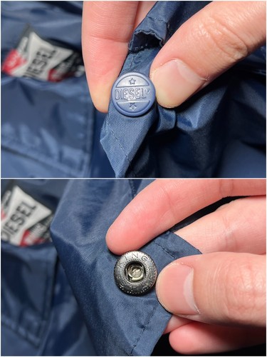 Vintage 90s Diesel Big Logo Lightweight Coach Jacket Size XXL - Bild 13 von 15