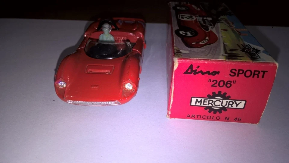 Mercury art.45 Ferrari Dino Sport Stradale con scatola originale. Come nuovo. - Immagine 3 di 4