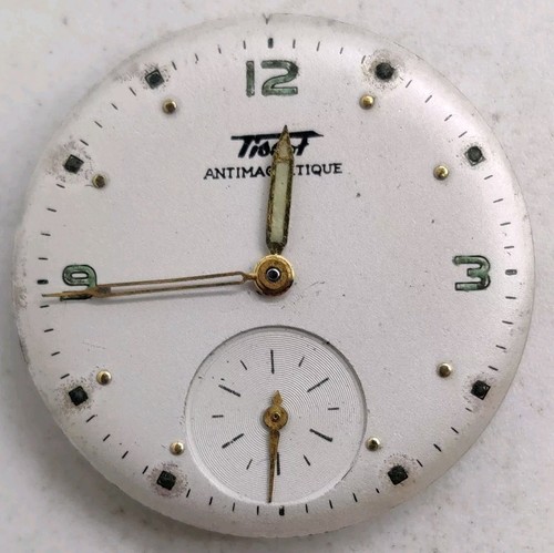 Vintage Tissot Cal. 27 15 jewel watch movement runs for repair - Picture 6 of 7