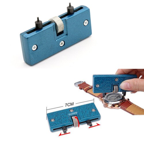 Watch Back Opener Change Battery Case Remover Screw Wrench Repair Tool Kit New ! - Picture 4 of 11