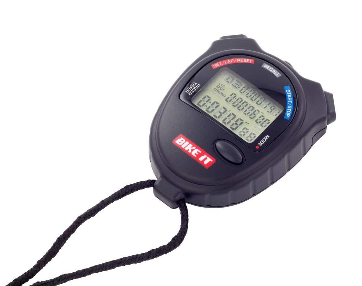 Digital LCD Stopwatch Lap Timer 10 Hour Motorcycle Motocross