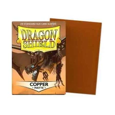 Dragon Shield Matte Copper Sleeves 100ct - Standard Size - MTG Pokémon TCG