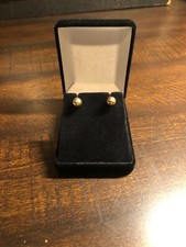 14kt Yellow Gold 7mm Ball Stud Earrings