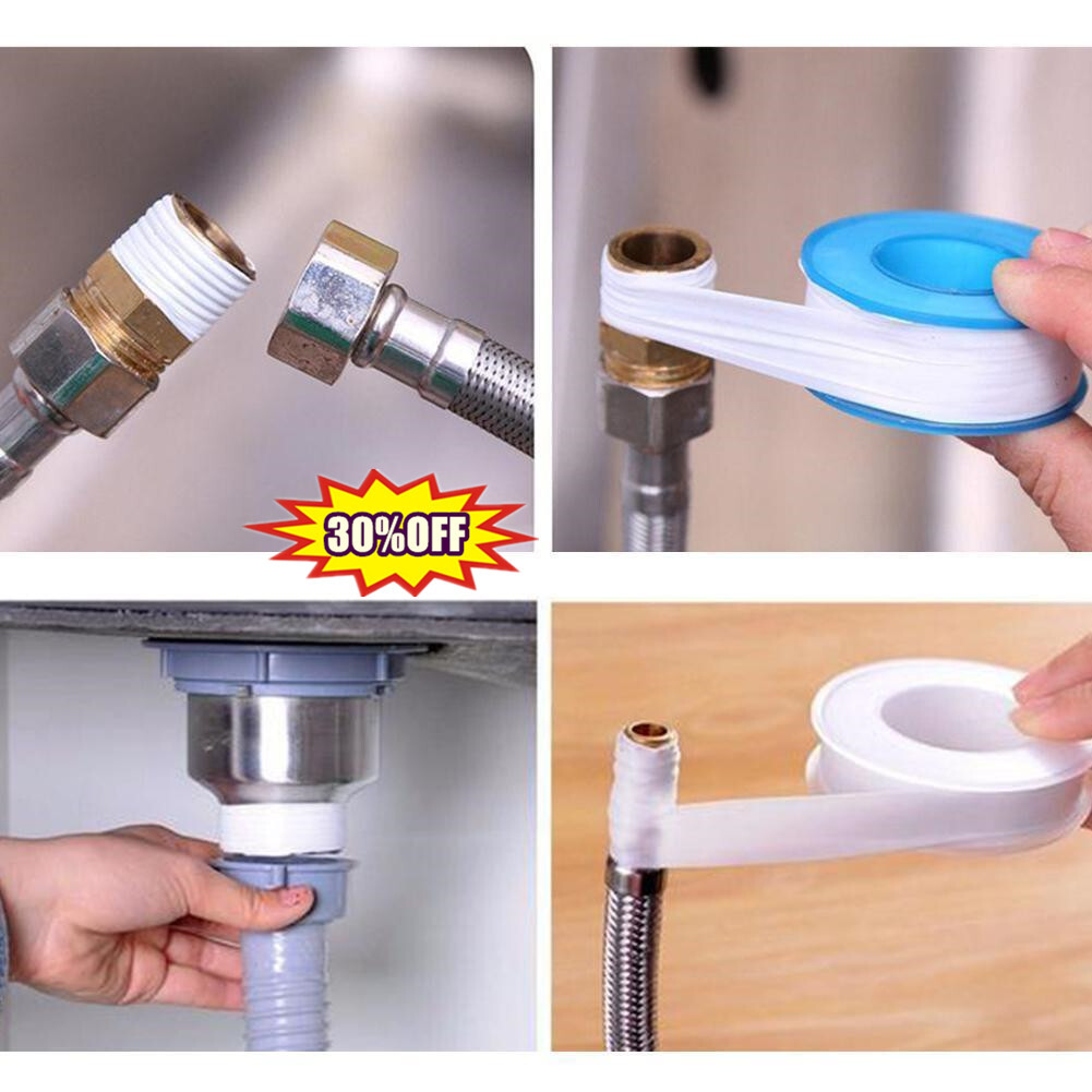 PTFE Threaded Sealing PLUMBERS TAPE WATER TIGHT FITTING PIPE Plumbing