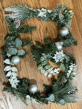 NEW ASHLAND CHRISTMAS DECORATED ORNAMENT PINECONE GARLAND 6 FT