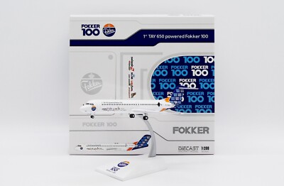 Fokker 100 ''1st TAY 650 powered'' Reg: PH-MKH JC Scale 1:200 Diecast XX20420