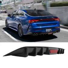 Car Rear Diffuser Lower Bumper 6-fins Splitter Chin Lip For Kia K5 Gt Gt-line