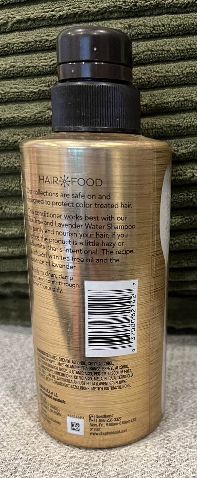 NWB 1 Hair Food Tea Tree & Lavender Water Purifying Conditioner 10.1oz