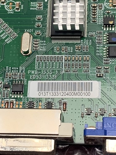 HP ZR24W Monitor Main Board 5097708400 / PWB-1333-1B - Picture 8 of 8