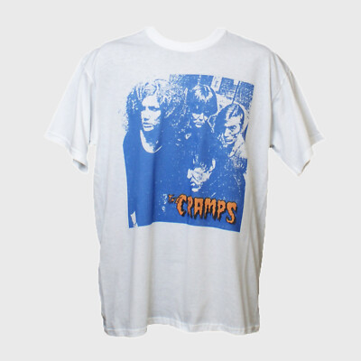 The Cramps Psychobilly Punk Rock Kurzarm Weiß Unisex T-Shirt S-3XL