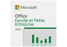 Office Famille et Petite Entreprise 2024 - 1 PC/Mac - Product Key Card