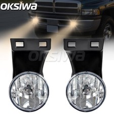 Fog Lights For 1994-2002 Dodge Ram 1500 2500 3500 Pair Bumper Lamps Clear Lens Fog Lights For 1994-2002 Dodge Ram 1500 2500 3500 Pair Bumper Lamps Clear Lens