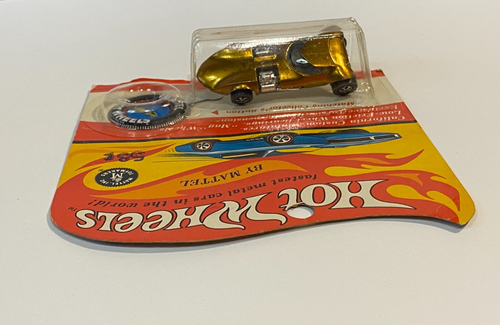 Vintage Hot Wheels Red Lines Blister Pack Twinmill Honey Gold - Picture 10 of 13