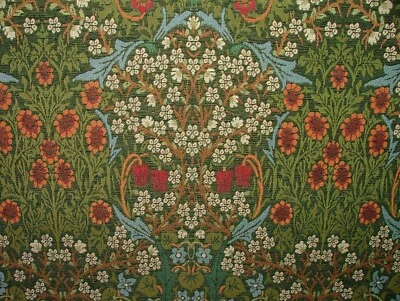 William Morris Blackthorne Bosque Tapicería de Cortina Tela Cojín - Imagen 1 de 4
