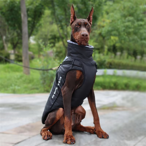 Waterproof Jacket Coat For Large Dogs With Harness, Warm, Reflective H - Picture 4 of 16
