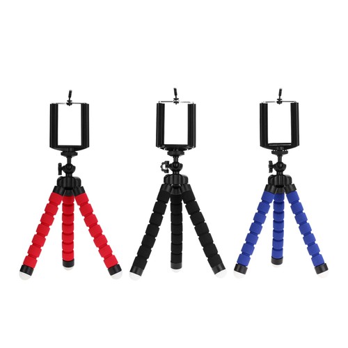 Soporte de cámara trípode pulpo flexible portátil para teléfono móvil 360° - Imagen 5 de 11