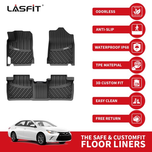 LASFIT Floor Mats for 2015 2016 2017 Toyota Camry LE/SE/XLE/XSE/Special