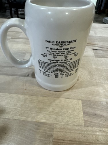 NASCAR Dale Earnhardt 1994 7th Winston Cup Championship Mug Cream color - Picture 3 of 3