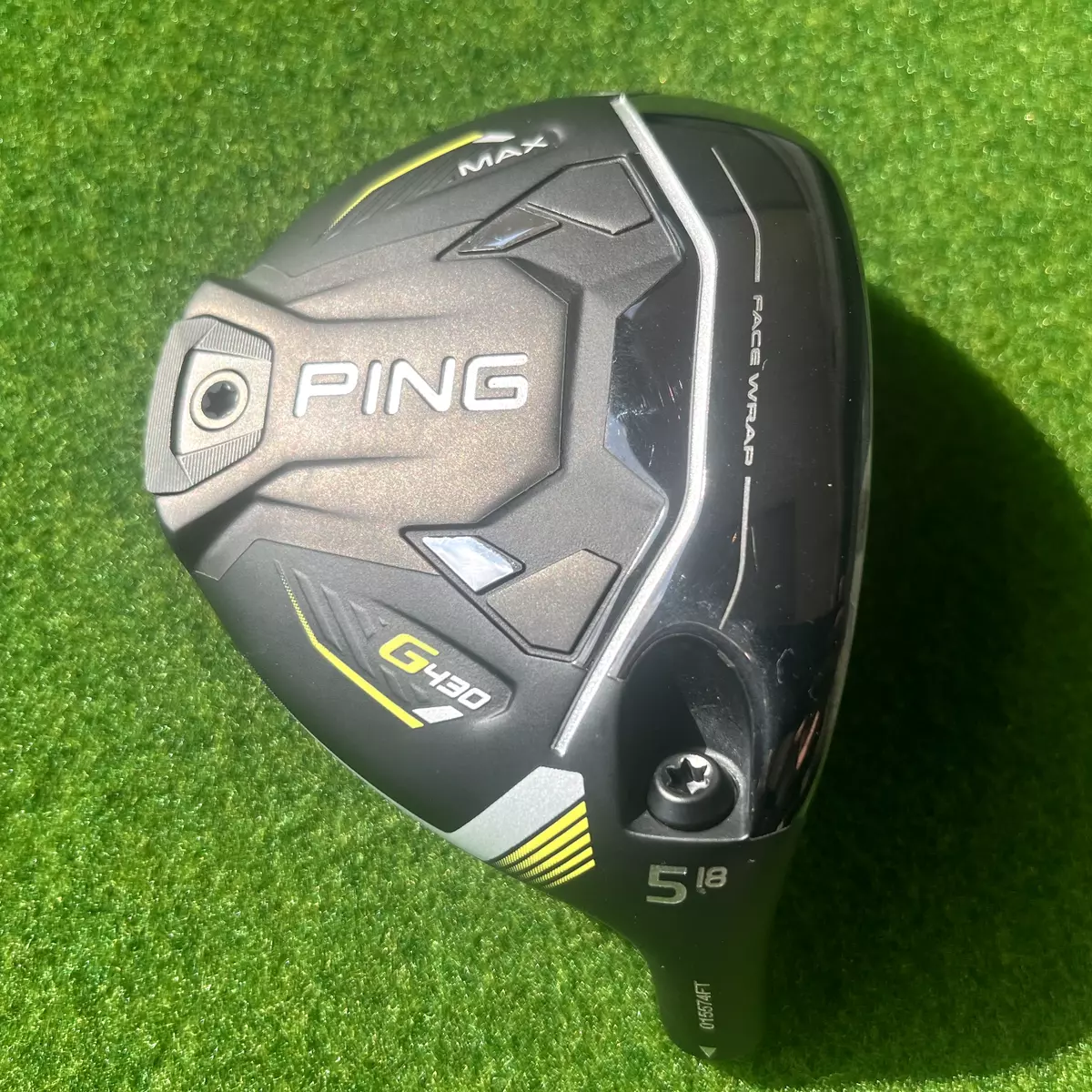 PING G430 MAX 5W 18° Fairway Wood Head only with Head Cover Used