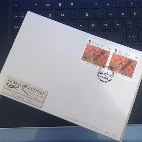 Isle of Man 2014 Island of culture 2 Stamps Only First Day Cover FDC EUROPA 2014