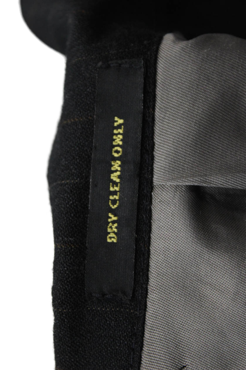 Givenchy Mens Pinstriped Three Button Blazer Jack… - image 10